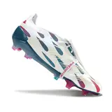 Adidas Predator 30 Elite Tongue White Light Blue and Pink Firm Ground FG Football Boot