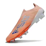 Adidas F50+ Elite Laceless Orange Firm Ground FG Football Boot - Peach