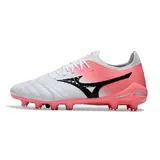 Mizuno Morelia Neo IV Elite White and Salmon Firm Ground FG Football Boot
