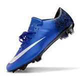 Nike Air Zoom Mercurial Vapor 10 Elite Blue and Black Firm Ground FG Football Boot