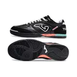 Joma Top Flex 24 Black Light Blue and Pink Indoor IC Football Boot