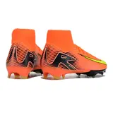 Nike Air Zoom Mercurial Superfly 10 Elite Orange and Black Firm Ground FG Football Boot