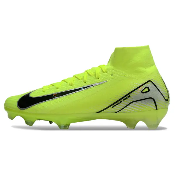 Nike Air Zoom Mercurial Superfly 10 Elite Mad Voltage Pack Firm Ground FG Football Boot - Black Outline Panel