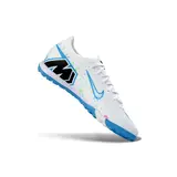 Nike Zoom Mercurial Vapor 16 Elite White and Light Blue Turf TF Football Boot
