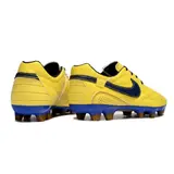 Nike Tiempo R10 Legend Elite Yellow and Blue Firm Ground FG Football Boot