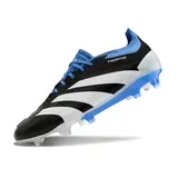 Adidas Predator 30 Elite Black White and Blue Firm Ground FG Football Boot
