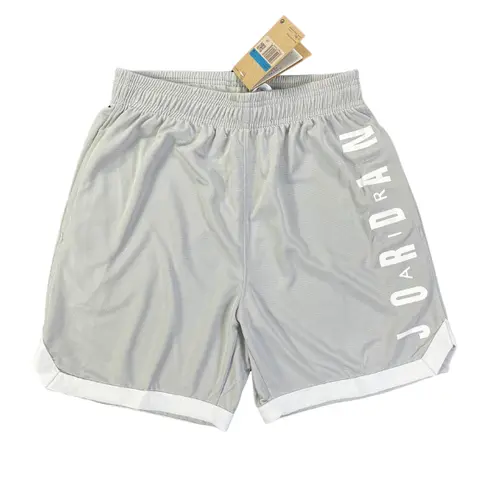 Jordan Grey and White Shorts