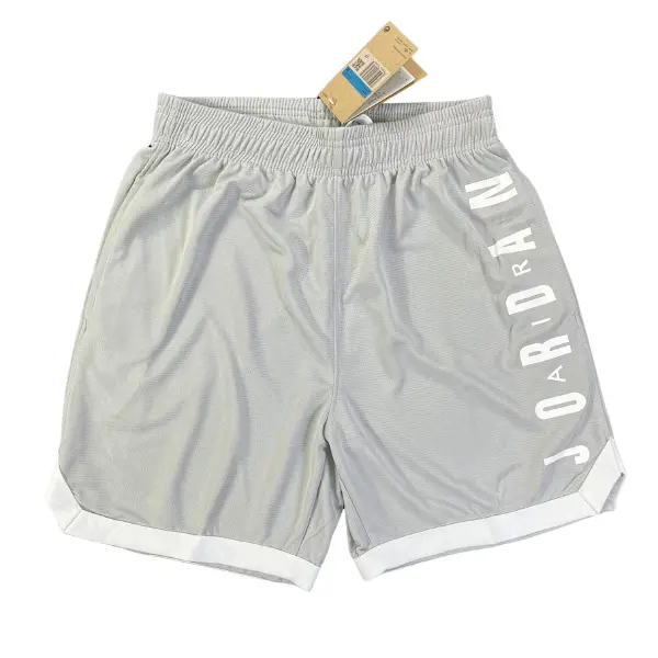 Jordan Grey and White Shorts