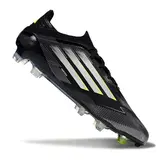 Adidas F50 Primeknit Elite Black White and Green Firm Ground FG Football Boot
