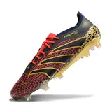 Adidas Predator 25 Elite Black Red and Yellow Firm Ground FG Football Boot