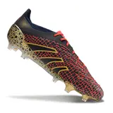Adidas Predator 25 Elite Black Red and Yellow Firm Ground FG Football Boot
