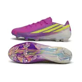 Adidas F50 Hyperfast Laced Elite Black and Blue Firm Ground FG Football Boot - Purple/Yellow