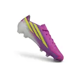 Adidas F50 Hyperfast Laced Elite Black and Blue Firm Ground FG Football Boot - Purple/Yellow