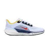 Nike Air Zoom Pegasus 41 White Running Shoes - Blue/Red