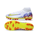 Nike Air Zoom Mercurial Superfly 10 Academy White Purple and Red Artificial Ground AG Football Boot