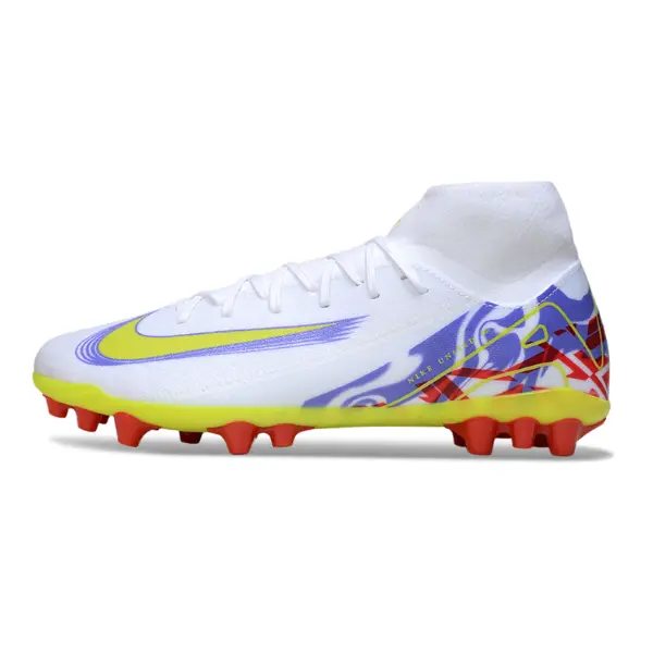 Nike Air Zoom Mercurial Superfly 10 Academy White Purple and Red Artificial Ground AG Football Boot