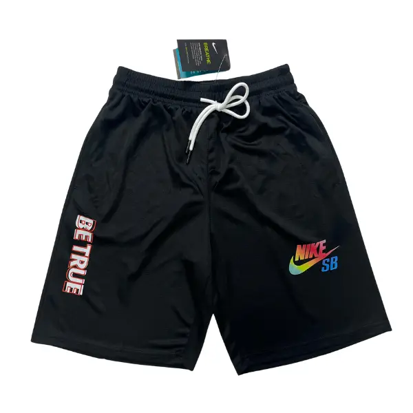 Nike Black Shorts - Color Print
