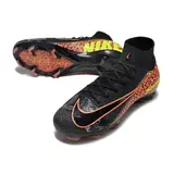 Nike Air Zoom Mercurial Superfly 10 Elite Black and Orange Firm Ground FG Football Boot