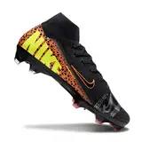 Nike Air Zoom Mercurial Superfly 10 Elite Black and Orange Firm Ground FG Football Boot