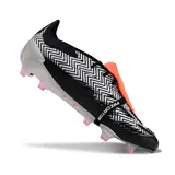 Adidas Predator 30 Elite Tongue Silver Gray and White Firm Ground FG Football Boot