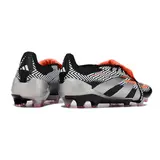 Adidas Predator 30 Elite Tongue Silver Gray and White Firm Ground FG Football Boot