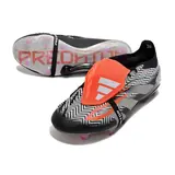 Adidas Predator 30 Elite Tongue Silver Gray and White Firm Ground FG Football Boot
