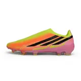 Adidas F50 Hyperfast Laceless Elite Light Green and Orange Firm Ground FG Football Boot