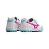 Mizuno Morelia TF White Pink and Blue Turf TF Football Boot