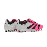 Adidas Predator 30 Elite Tongue White and Pink Firm Ground FG Kids Football Boot