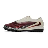 Nike Phantom 6 Elite White and Dark Red Pack Turf TF Kids Football Boot