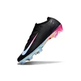 Nike Air Zoom Mercurial Vapor 16 Elite Black Light Blue and Pink Firm Ground FG Football Boot
