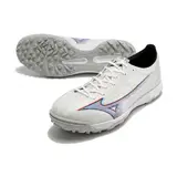 Mizuno Alpha White and Gray Turf TF Football Boot