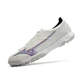 Mizuno Alpha White and Gray Turf TF Football Boot
