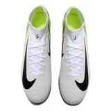Nike Air Zoom Mercurial Superfly 10 Elite White Green and Black Firm Ground FG Kids Football Boot
