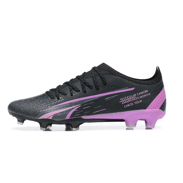 Puma Ultra Ultimate Black and Pink Firm Ground FG Football Boot