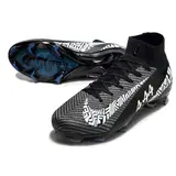Nike Air Zoom Mercurial Superfly 10 Elite Black and White Firm Ground FG Football Boot