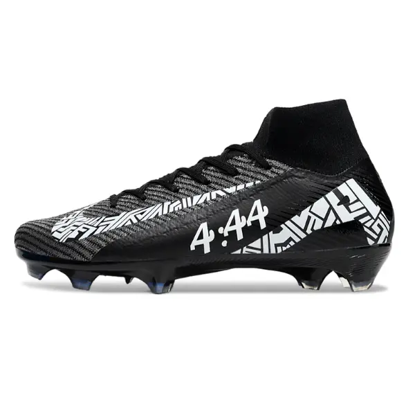 Nike Air Zoom Mercurial Superfly 10 Elite Black and White Firm Ground FG Football Boot