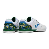 Joma Top Flex Rebound White Green and Blue Indoor IC Football Boot