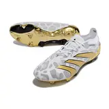 Adidas Predator 30 Elite Gray and Gold Firm Ground FG Football Boot