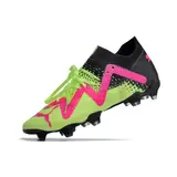 Puma Future Ultimate Green and Pink Firm Ground FG Football Boot