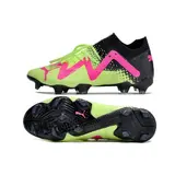 Puma Future Ultimate Green and Pink Firm Ground FG Football Boot