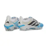Adidas Predator 26 Elite Tongue White and Blue Firm Ground FG Football Boot