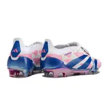 Adidas Predator 30 Elite Tongue White Blue and Pink Firm Ground FG Football Boot