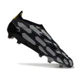 Adidas Predator 30 Elite Laceless Black Gray and Gold Firm Ground FG Football Boot