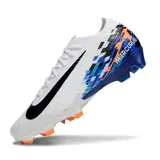 Nike Air Zoom Mercurial Vapor 16 Elite White and Blue Firm Ground FG Football Boot