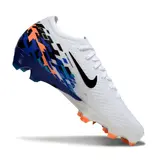 Nike Air Zoom Mercurial Vapor 16 Elite White and Blue Firm Ground FG Football Boot