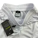 Nike White Shorts - Black Swoosh