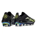Adidas F50+ Elite Laceless Black Firm Ground FG Football Boot