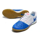 Nike Lunar Gato II IC White and Blue Indoor IC Football Boot