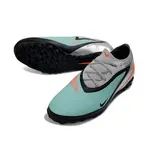 Nike Phantom 6 Pro Black, Silver and Light Blue Turf TF Fooball Boot